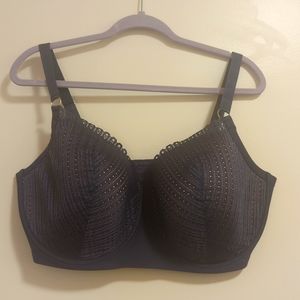 ThirdLove Eyelet Lace Balconette Bra Size 40G in Grey